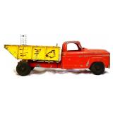 Vintage pressed steel mini dump truck see pics