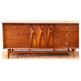 MCM Broyhill Brasilia 6 drawer 2 door dresser