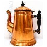Vintage copper coffee pot