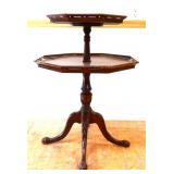 Vintage 2 tier mahogany table