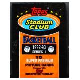 1992/93 Topps NBA basketball card pack