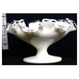 Fenton silver crest 2in open compote