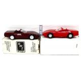 Lot of 2 Corvette promo cars in boxes
