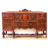 1920s 4 drawer 2 door buffet see photos