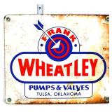 Vntg porcelain 12x10 Wheatley sign