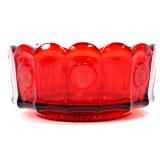 Fostoria amberina 7.25in coin glass bowl