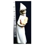 Vintage Lladro Shepherdess w/ rooster figure