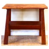 Vintage maple book table