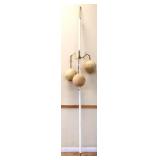 MCM 3 spaghetti shade tension floor lamp