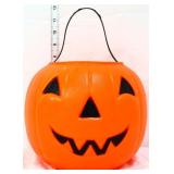 Plastic jack o lantern Halloween bucket