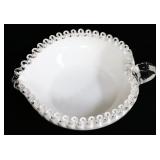 Fenton silver crest 8in nappy