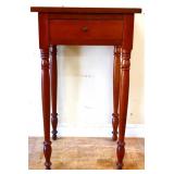 Vintage 1 drawer stand table see photos