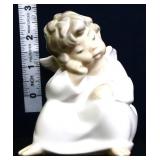 Vintage Lladro Thinking Angel child figure