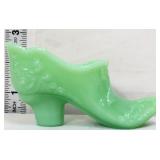 Jade glass shoe