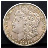 1921S Morgan silver dollar