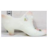 Fenton rosalene satin shoe with roses