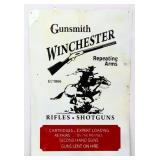 Metal 24x36 Winchester Gunsmith sign