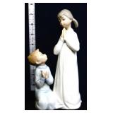 Vintage Lladro Teaching To Pray figure