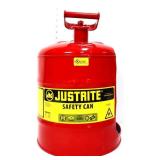 Red Justrite Safety Can display can