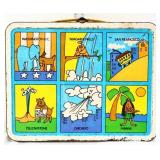 Vintage metal See America lunchbox