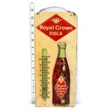 Vntg metal 5.75x13.5 RC Cola thermometer see pics