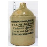 Vntg WM Field Owensboro KY whiskey jug see pics