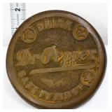 Vntg Dr Pepper sidewalk marker