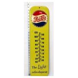 Vntg metal 7.25x27 Pepsi thermometer
