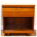 MCM Johnson Carper 1 drawer nightstand