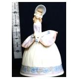 Vintage Lladro Sounds Of The Spring figural bell