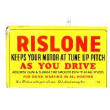 Vntg metal 17x10 Rislone rack sign