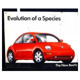 Metal VW Evolution Of A Species Beetle sign