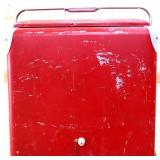 Vintage red cooler