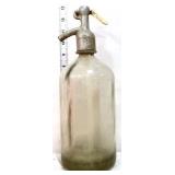 Vintage glass seltzer bottle