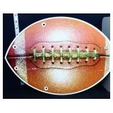 Metal footbal flange sign