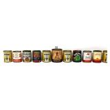 Lot of 11 mixed small oil cans