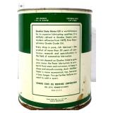 Vntg 1gal Quaker State Motor Oil can, full NO SHIP