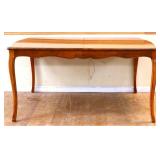 Vintage French dining table w/ leaf