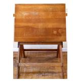 Vintage wood drafting table see photos