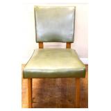 Vintage chair w/ green covering