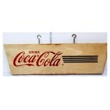 Wood 40x12 hanging Coca Cola diner sign NO SHIP