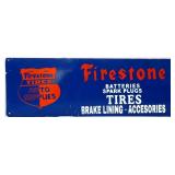Metal 32x11 Firestone Tires adv sign