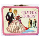 Vintage metal Campus Queen lunchbox