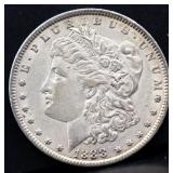 1888 Morgan silver dollar
