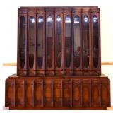 MCM 2 piece china cabinet
