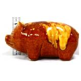 Vintage yellow/orange pig bank