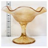 Marigold carnival 6in open compote