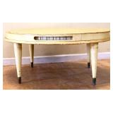 MCM blonde round coffee table see photos