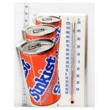 Metal 10.5x14 Sunkist thermometer see photos