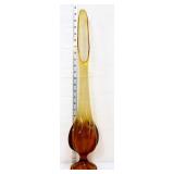 MCM Viking 25in amber epic swung vase